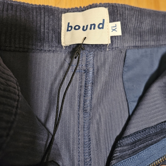 Bound Dallas Blue Cord Trousers - Picture 4 of 4
